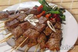 Brochetas de carne