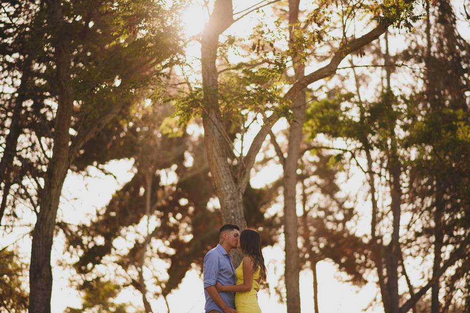 Pareja en sesión preboda