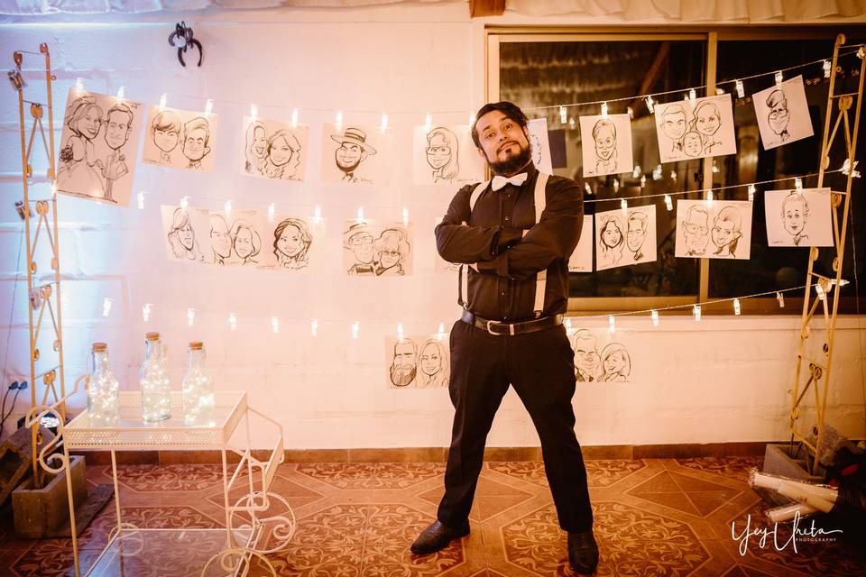 Caricatura invitados a tu boda