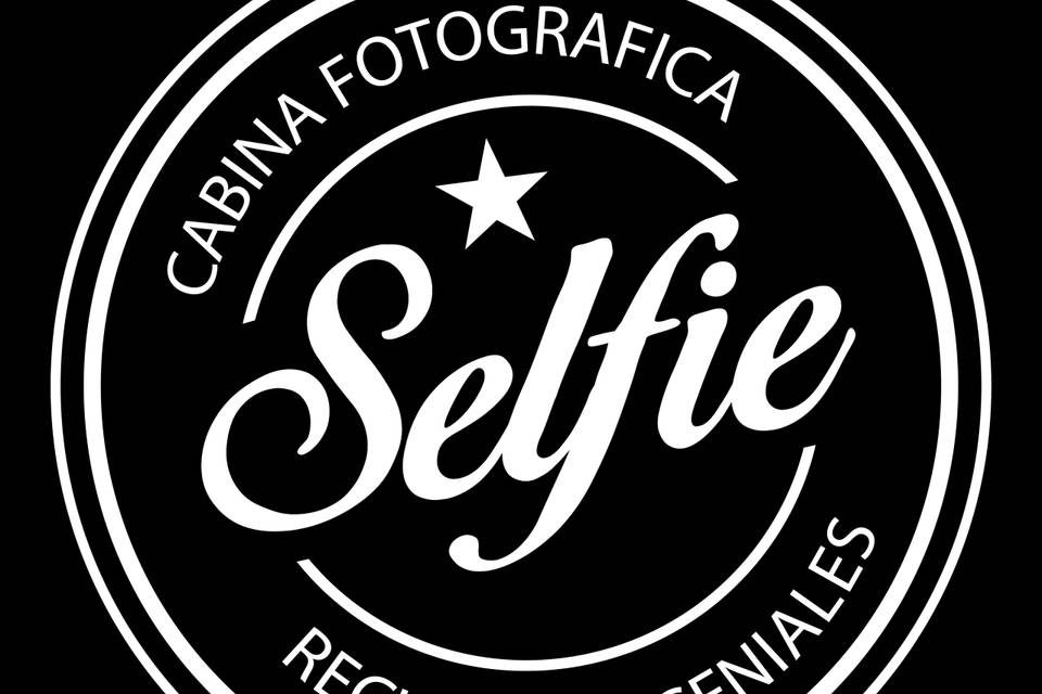 Selfie logo negro
