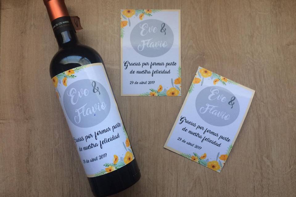 Etiquetas de vino