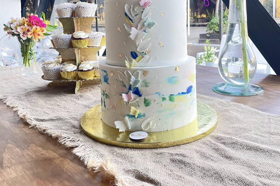 Water Color Cake