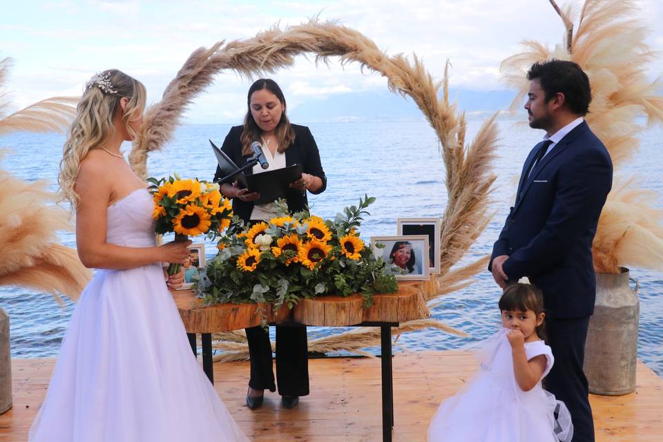 Ceremonia en el lago