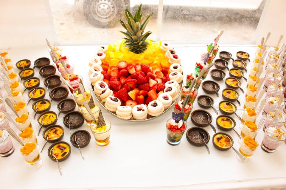 Buffet mini postre