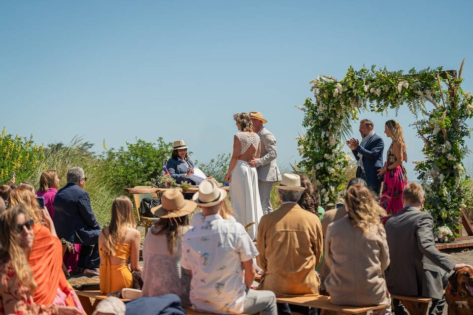 Momento de la ceremonia