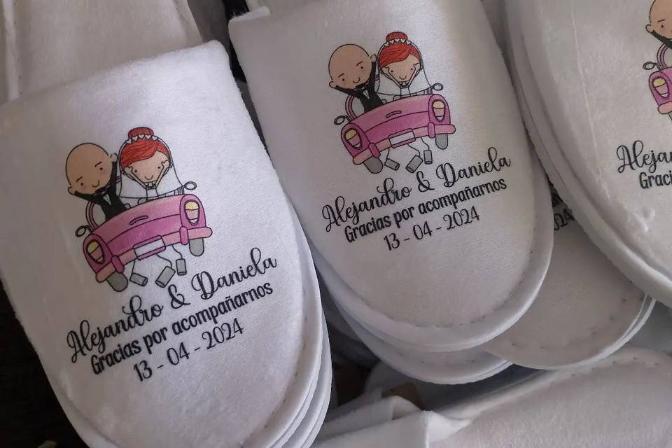 Pantuflas personalizadas