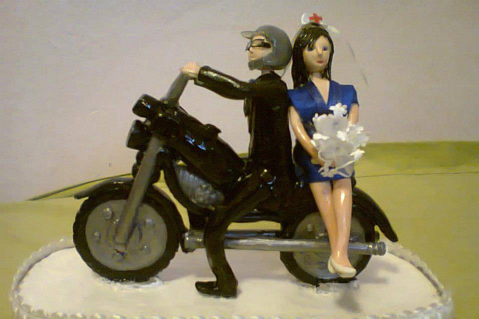 La enfermera y el motoquero