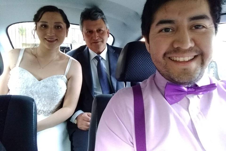 La novia y su padre