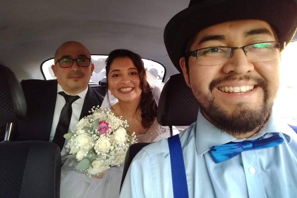 La novia y su padre