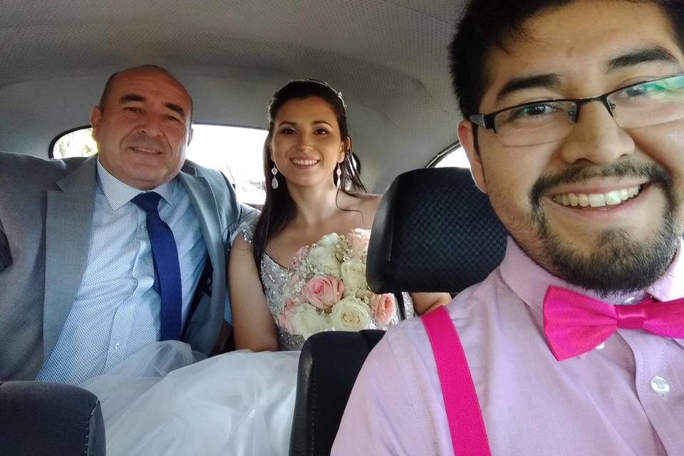 La novia y su padre