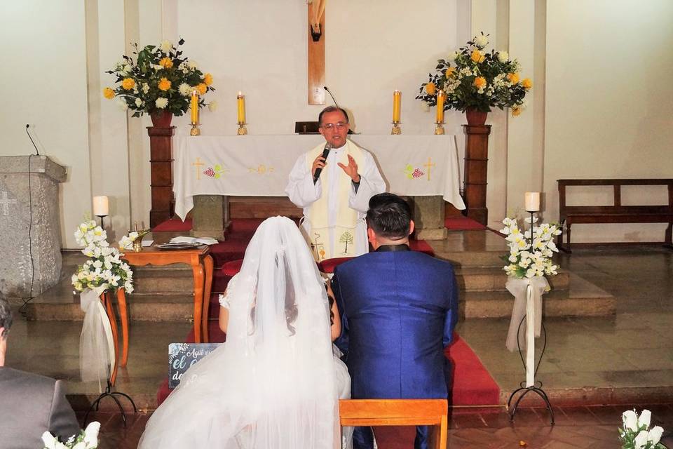 Pareja feliz zoom