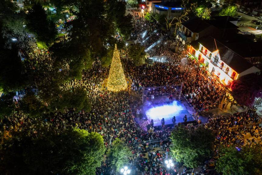 Vista de concierto de navidad