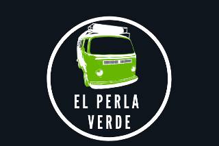 El Perla Verde Food Truck Logo
