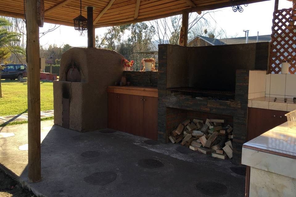 Horno de barro + parrilla