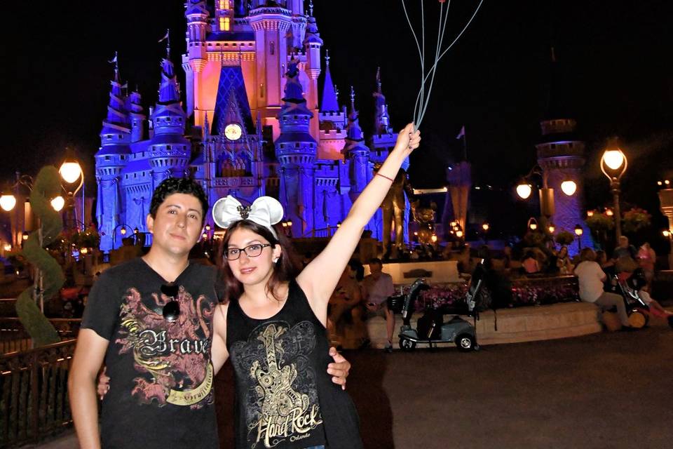 Fotos con el castillo
