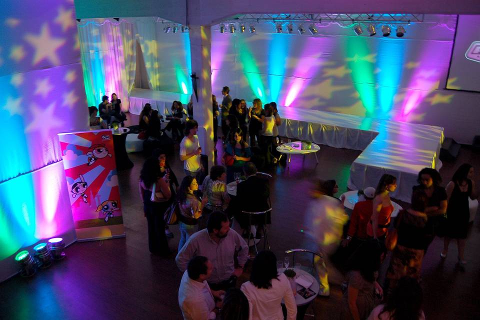 Evento corporativo cartoon