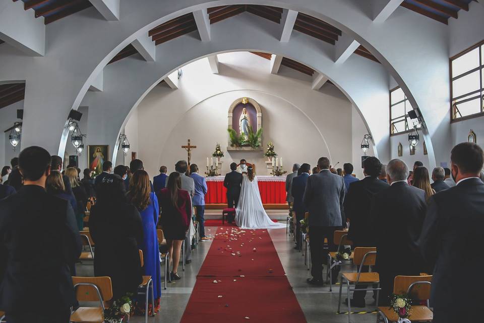 Ceremonia en la iglesia