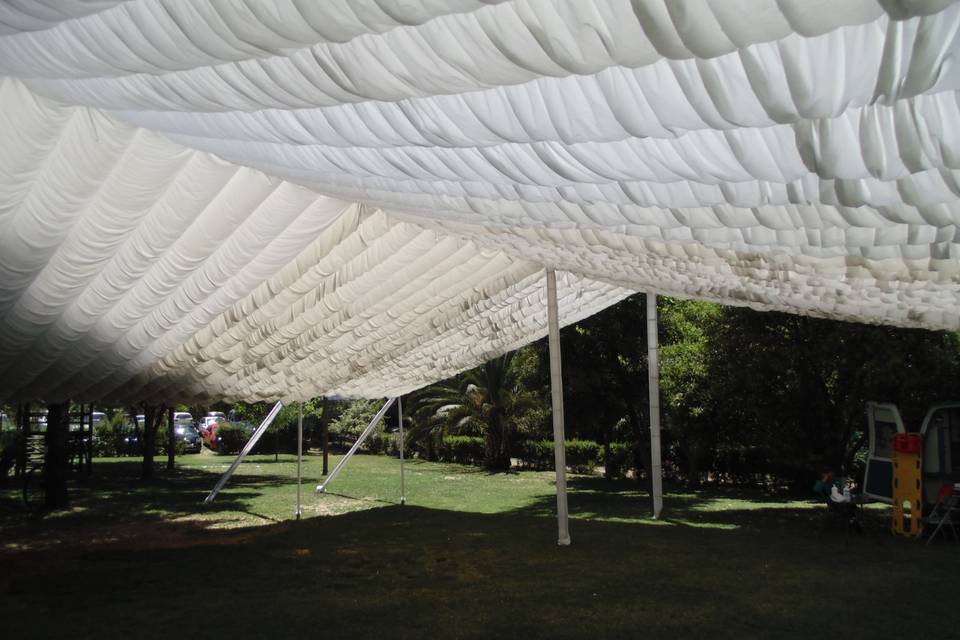 Cielo flaso de toldo