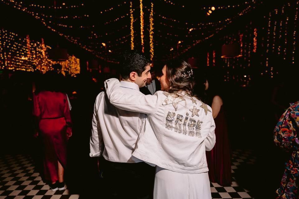 Chaqueta de novia Orquídea