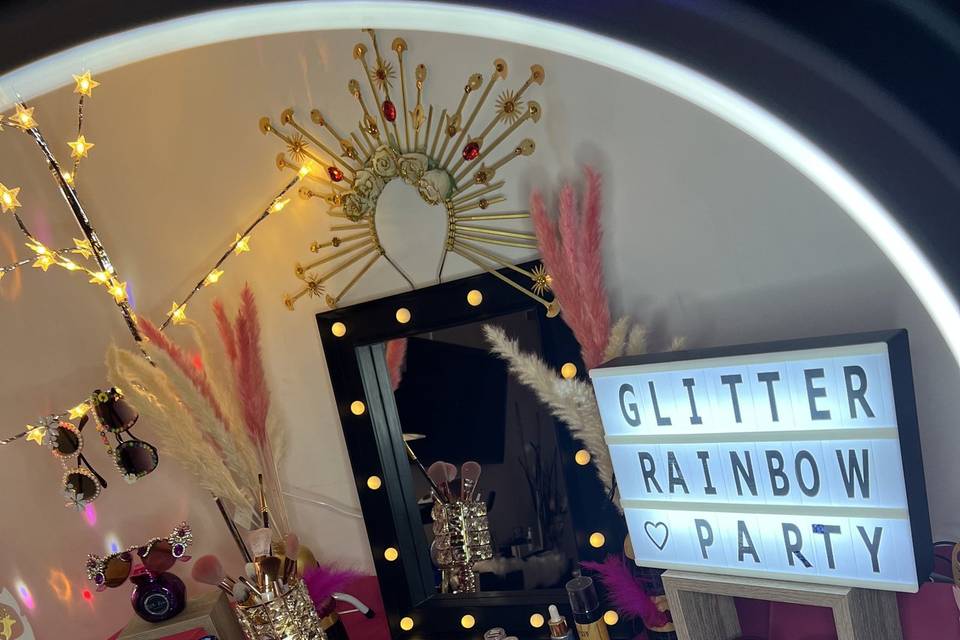 Stand glitter bar