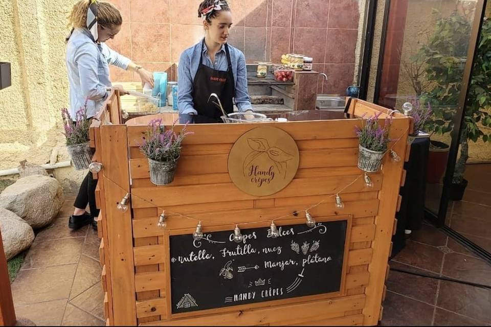 Handy crêpes stand