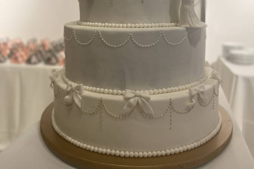 Torta Novios Fondant