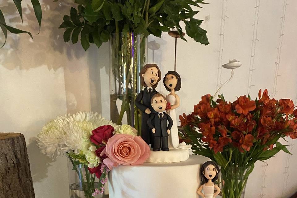 Torta Novios Fondant