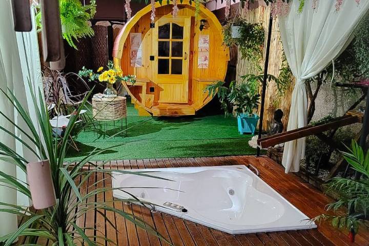 Sauna + hidromasaje
