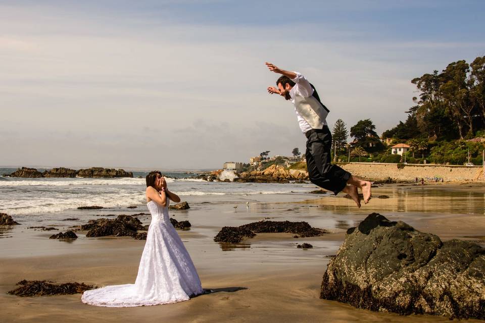 Sesión  trash the dress