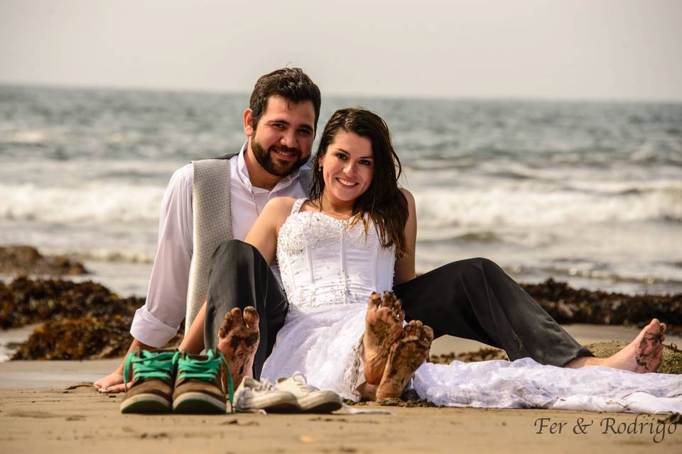 Sesión  trash the dress