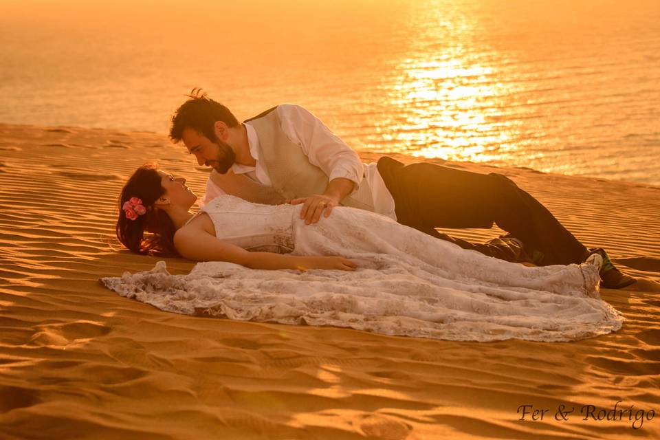 Sesión  trash the dress