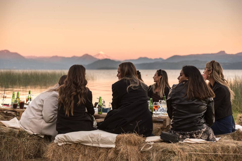 Casual ambiente campestre