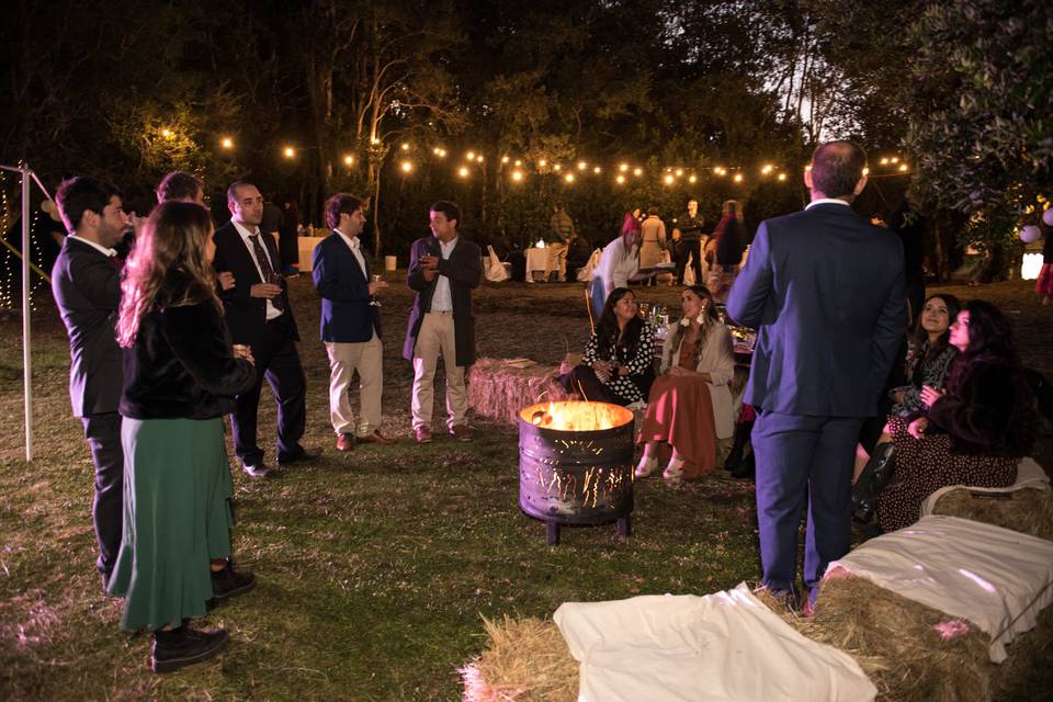 Ambiente campestre nocturno