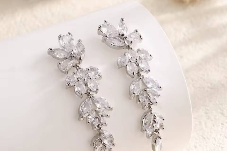 Aro strass modelo Mila