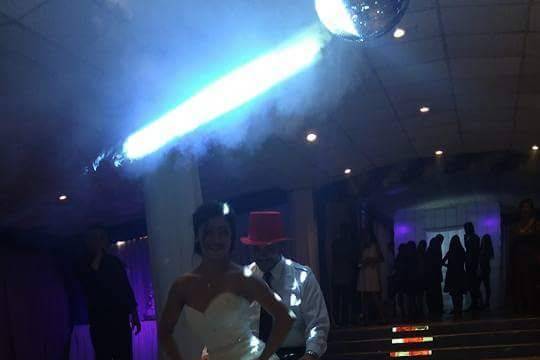 Linda boda y su iluminacion