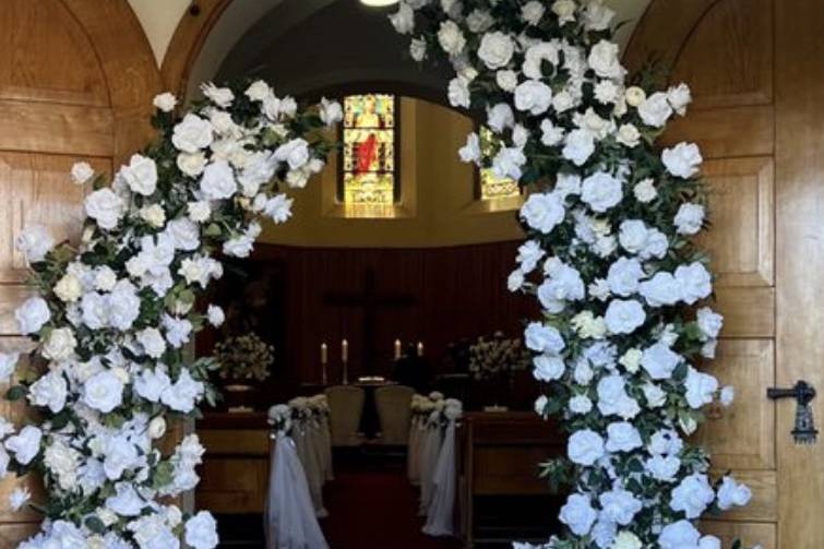 Romántico arco dúo