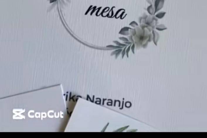 Lista de invitados por mesa
