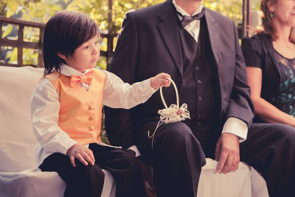 Novios fotografía