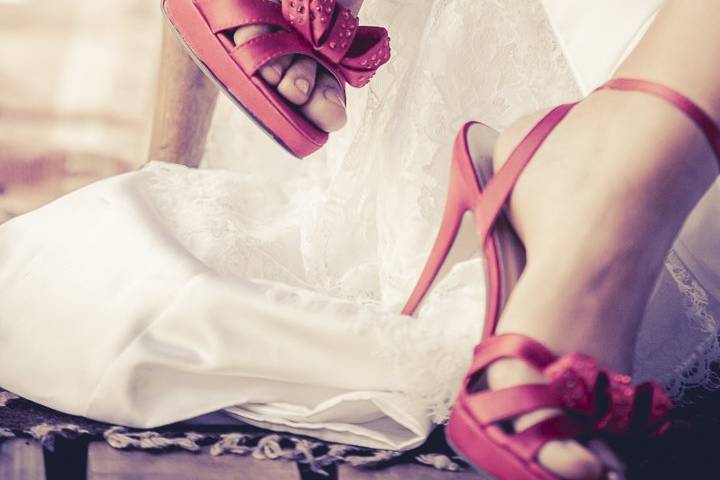 Zapatos de la novia