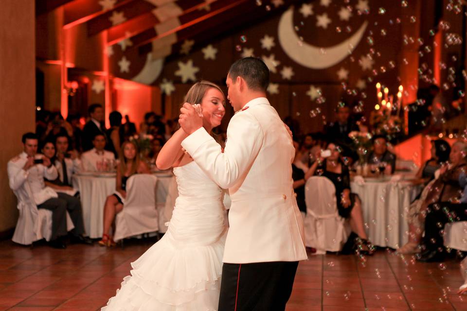 Novios fotografía