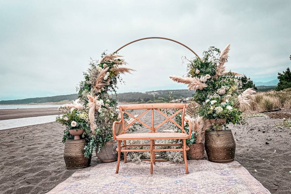 Altar playa Curanipe