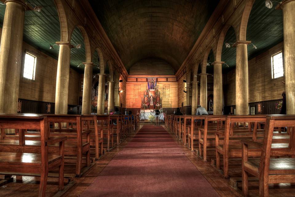 Iglesia en Dalcahue - Chiloe