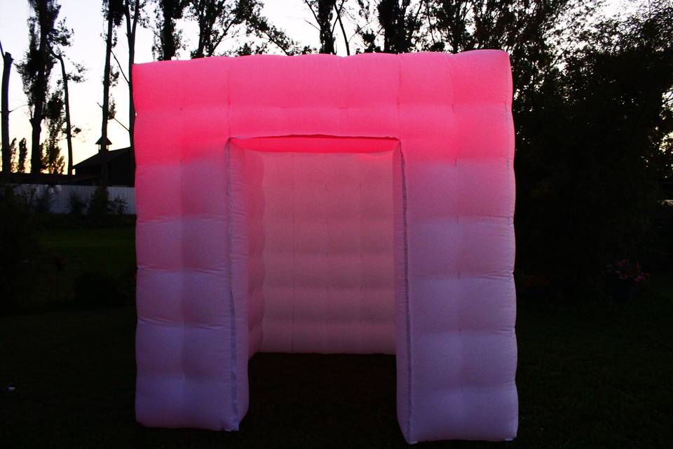 Cabina led inflable