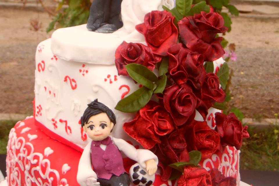 Pastel de katerine y francisco