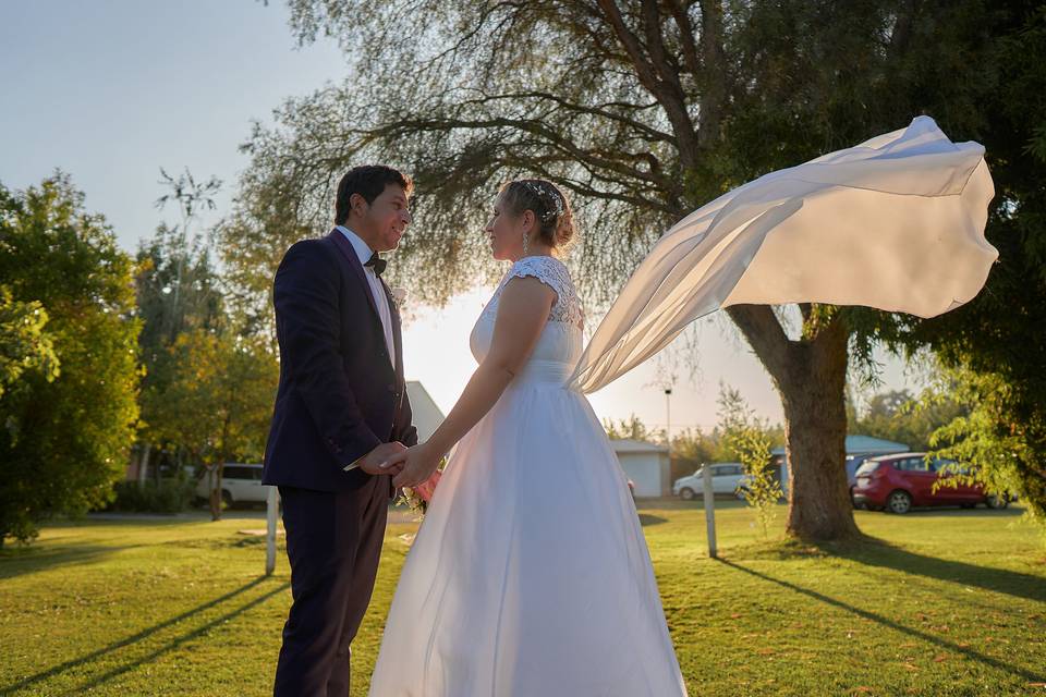 La belleza del vestido de novia