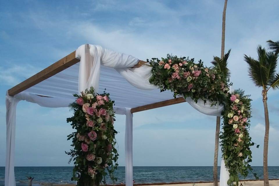 Boda en la playa