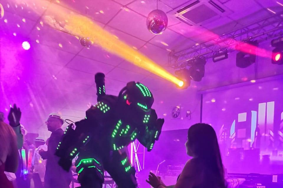 Show robot LED