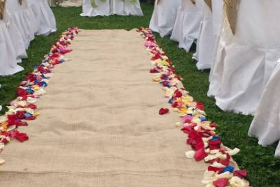 Alfombra de arpillera