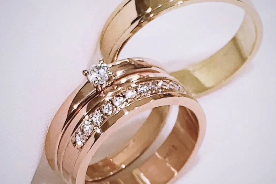 Argollas de matrimonio oro18k