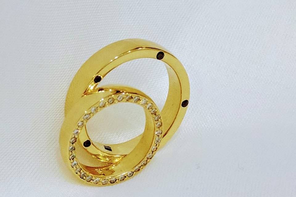 Argollas matrimonio oro18k.